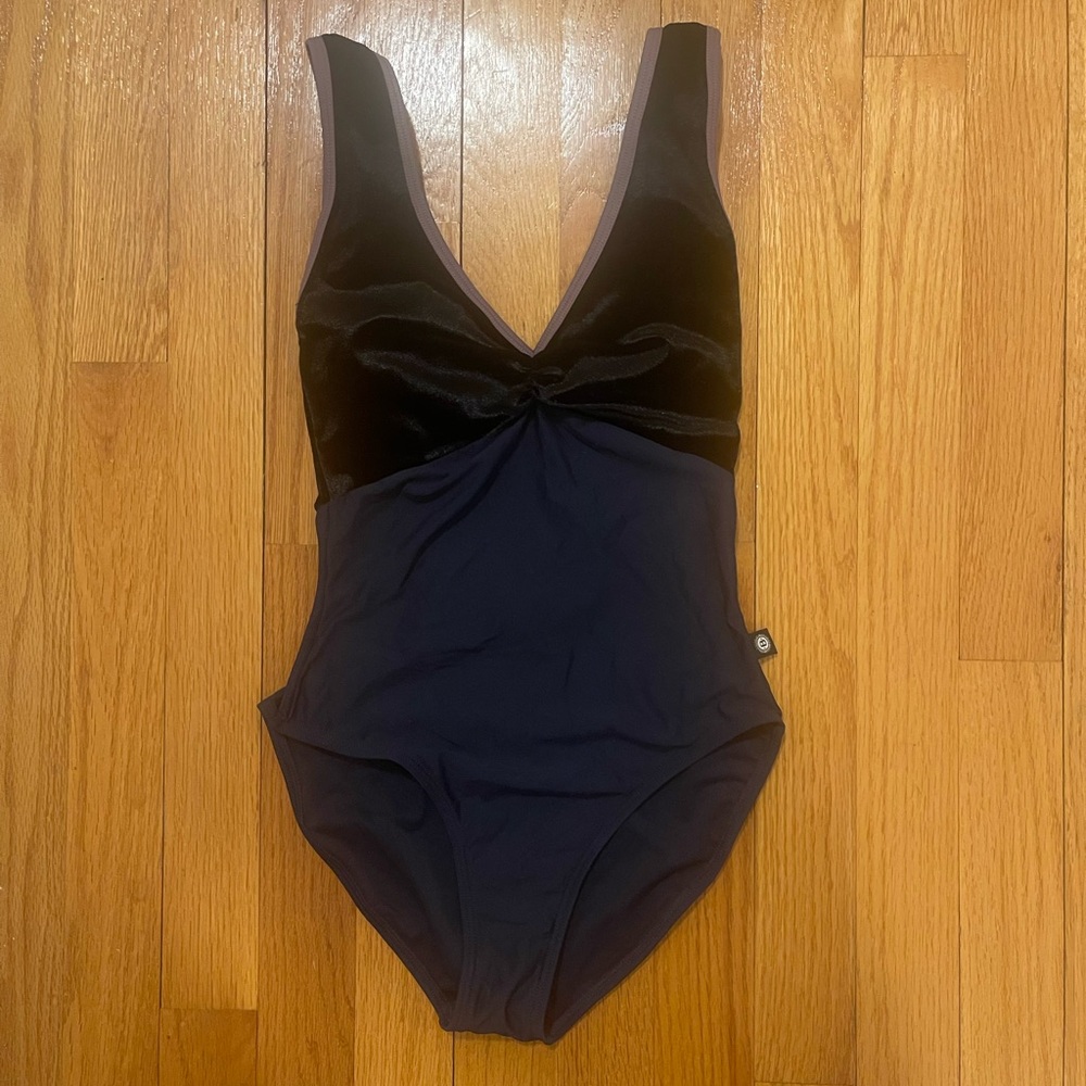 Bodile Leotard Leila Style XXS/XS Midnight Noir Starlight Like New